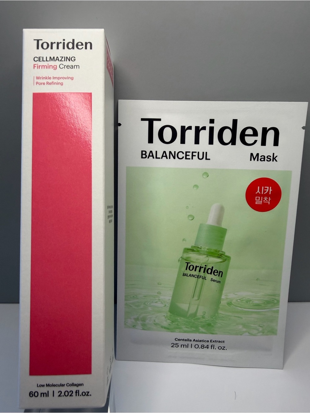 Torriden Cellmazing Firming Cream 60ml & Balanceful Mask - Bundle